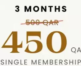 3 MONTHS SINGLE MEMBERSHIP, QAR 450.00 at Smart Fitness Gym