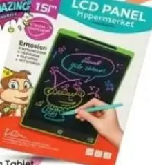 LCD Writing Tablet, QAR 15.00 at Paris Hypermarket