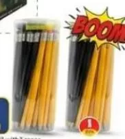 HB-B Pencil with Eraser + Sharpener 2s, QAR 9.00 at Paris Hypermarket