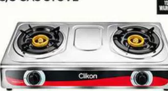 CLIKON 2 BURNER S/S GAS STOVE, QAR 69.00 at Marza Hypermarket