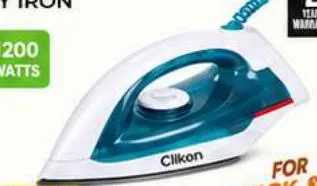 CLIKON MEDIUM DRY IRON, QAR 29.00 at Marza Hypermarket