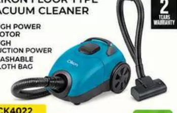 CLIKON FLOOR TYPE VACUUM CLEANER, QAR 129.00 at Marza Hypermarket