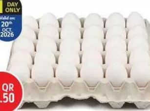 White Fresh Egg, QAR 11.50 at Safari Hypermarket