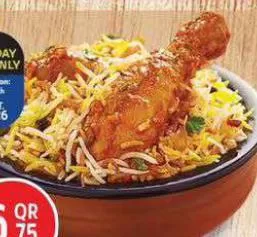 Chicken Dum Biryani, QAR 6.75 at Safari Hypermarket