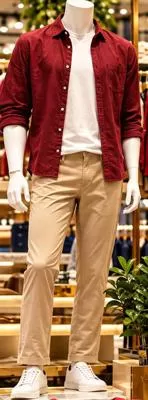 Male mannequin outfit,  at Marza Hypermarket