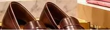 Brown leather shoes,  at Marza Hypermarket