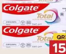 Colgate Total Active Protection Original Toothpaste, QAR 15.00 at Family Food Centre