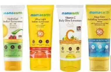 Mamaearth Sunscreen/Hydragel, QAR 22.00 at Family Food Centre