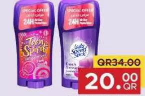 Lady Speed Stick Deo, QAR 20.00 at Family Food Centre