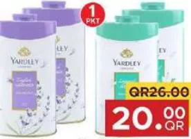 Yardley Talcum Powder, QAR 20.00 at Family Food Centre