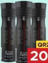 Creation Lamis Pure Black Deo For Men, QAR 20.00 at Family Food Centre