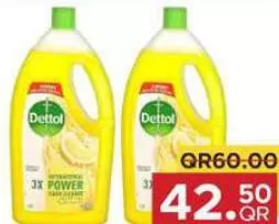 Dettol Antibacterial Floor Cleaner Lemon, QAR 42.50 at Family Food Centre