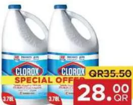 Clorox Bleach Liquid, QAR 28.00 at Family Food Centre