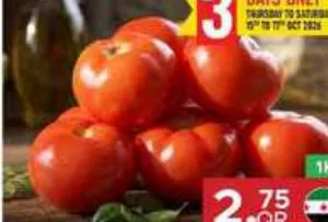 Tomato, QAR 2.75 at Family Food Centre