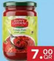 Happy Gardens Tomato Paste, QAR 7.00 at Family Food Centre