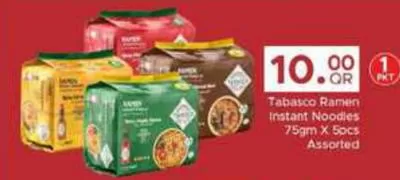 Tabasco Ramen Instant Noodles, QAR 10.00 at Family Food Centre