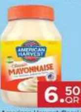 American Harvest Classic Mayonnaise, QAR 6.50 at Family Food Centre