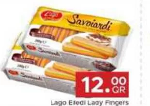 Lago Etedi Lady Fingers Biscuit, QAR 12.00 at Family Food Centre