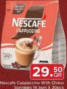 Nescafe Cappuccino With Choco Sprinkles, QAR 29.50 at Family Food Centre