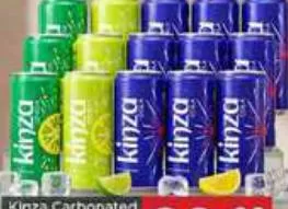 Kinza Carbonated Drink Assorted, QAR 20.00 at Family Food Centre