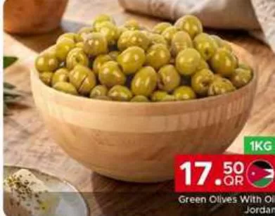 Green Olives With Oil Jordan, QAR 17.50 at Family Food Centre