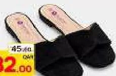 Ladies Flat Slippers, QAR 32.00 at Mark and Save