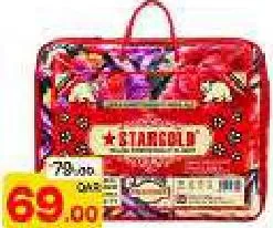 Stargold Blanket Embossed 160x240cm, QAR 69.00 at Mark and Save