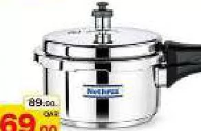 Nethraa Stainless Steel Pressure Cooker 2ltr, QAR 69.00 at Mark and Save