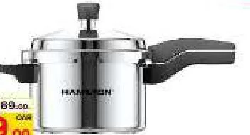 Hamilton Alum Pressure Cooker 5ltr, QAR 59.00 at Mark and Save