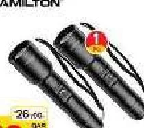 Hamilton Rechargeable Flashlight, QAR 20.00 at Mark and Save