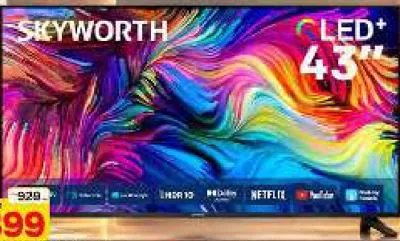 Skyworth 43 inch Qled TV, QAR 899.00 at Mark and Save