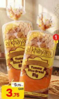 Al Khayam Slice Bread Large, QAR 3.75 at Paris Hypermarket