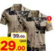 Mens Round Shirt H/S, QAR 29.00 at Paris Hypermarket