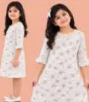 Girls Midi Dress Asstd, QAR 34.00 at Paris Hypermarket