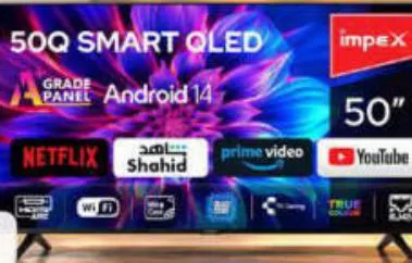 Impex Gloria 50 Qled Smart Led Tv, QAR 649.00 at Paris Hypermarket