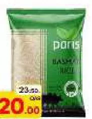 Paris Basmathi Rice, QAR 20.00 at Paris Hypermarket