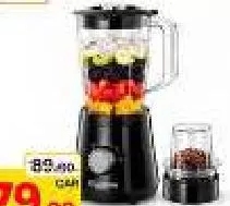 Black+Decker Blender 1.5lt W/Grinding Mill 500w, QAR 79.00 at Paris Hypermarket