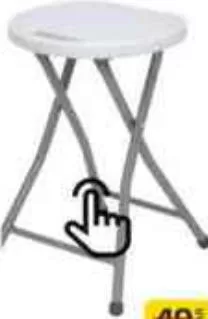 Blow Mold Folding Stool HY-ZD32A, QAR 37.00 at Family Food Centre
