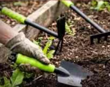 Deli Gardening Shovel/Rake/Hoe/Harrow Assorted, QAR 4.75 at Family Food Centre