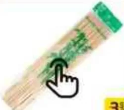 Bamboo Skewers 0.3x30cm 90pcs, QAR 2.50 at Family Food Centre