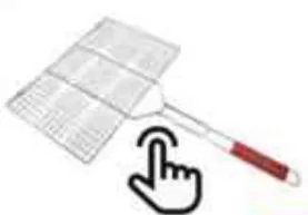 Desert Patrol Bbq Grid With Handle, QAR 22.00 at Family Food Centre