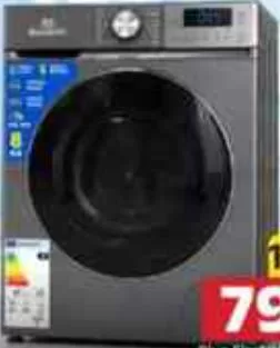 Blue Electric Front Load Washer 8kg, QAR 799.00 at Family Food Centre