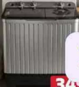 Blue Electric Twin Tub Washer 10kg, QAR 349.00 at Family Food Centre