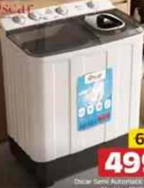 Oscar Semi Automatic Washing Machine 10kg, QAR 499.00 at Family Food Centre