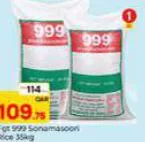 Fgt 999 Sonamasoori Rice, QAR 109.75 at Paris Hypermarket
