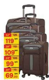 Bullet 4 Wheel Soft Trolly, QAR 69.00 at Paris Hypermarket