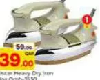 Oscar Heavy Dry Iron, QAR 39.00 at Paris Hypermarket