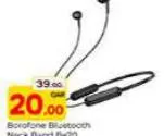 Borofone Bluetooth Neck Band, QAR 20.00 at Paris Hypermarket