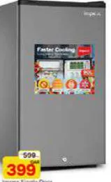Impex Single Door Refrigerator, QAR 399.00 at Paris Hypermarket