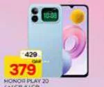 Honor Play 20, QAR 379.00 at Paris Hypermarket